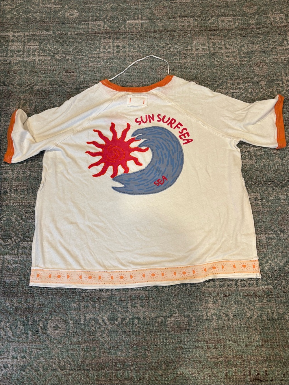 We The Free Giulia Embroidered Ringer Tee - Picture 4 of 5
